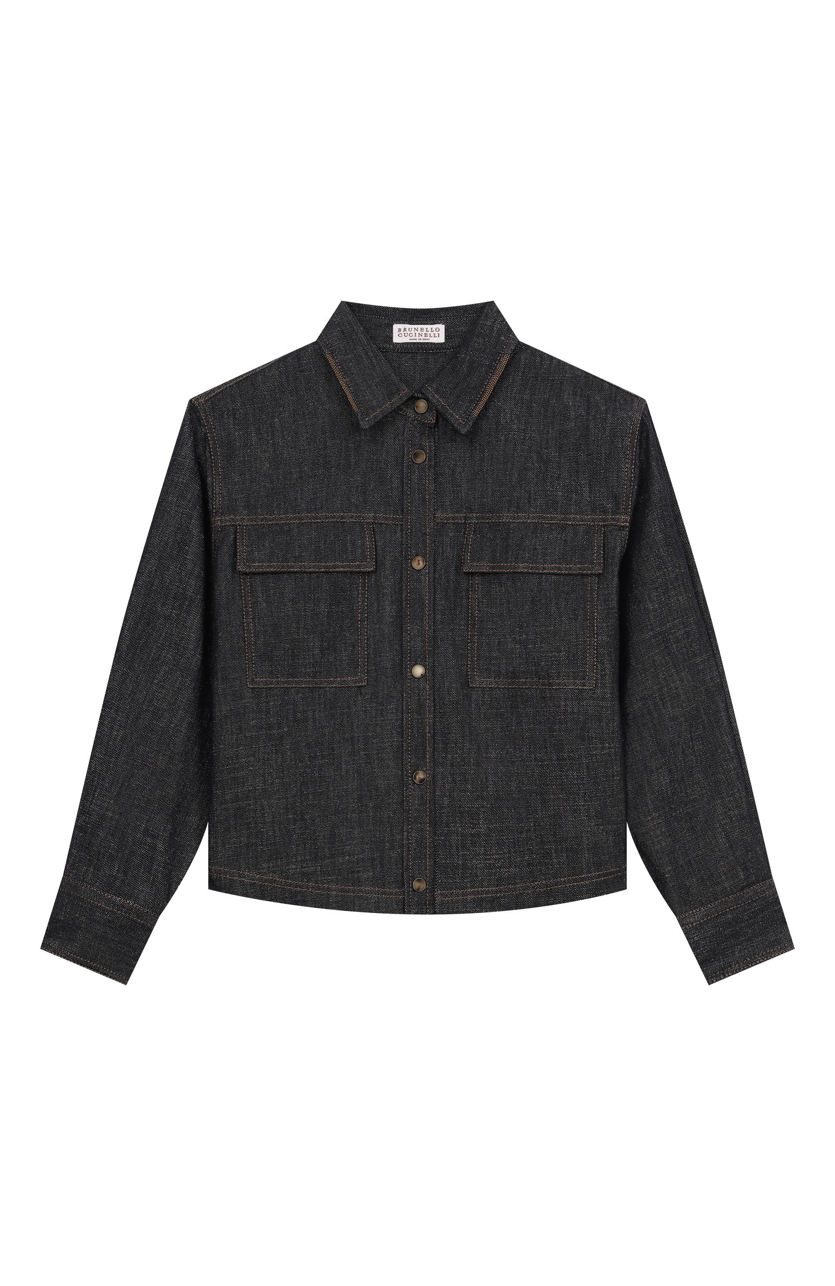 Джинсовая рубашка BRUNELLO CUCINELLI, арт. BB148C874B, фото 1