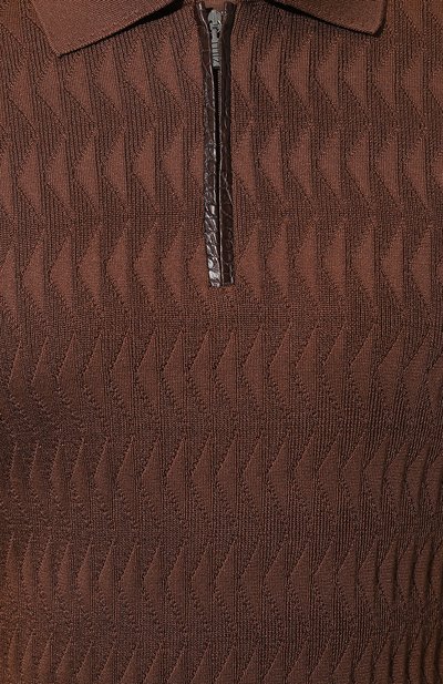 Шелковое поло ZILLI, арт. KZP002M0642VTS000, фото 5