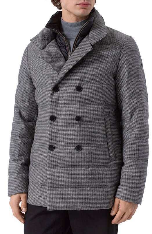 Пуховая куртка из шерсти и кашемира Duno GREY/C0RTINA Серый  GREY/C0RTINA Фото 3