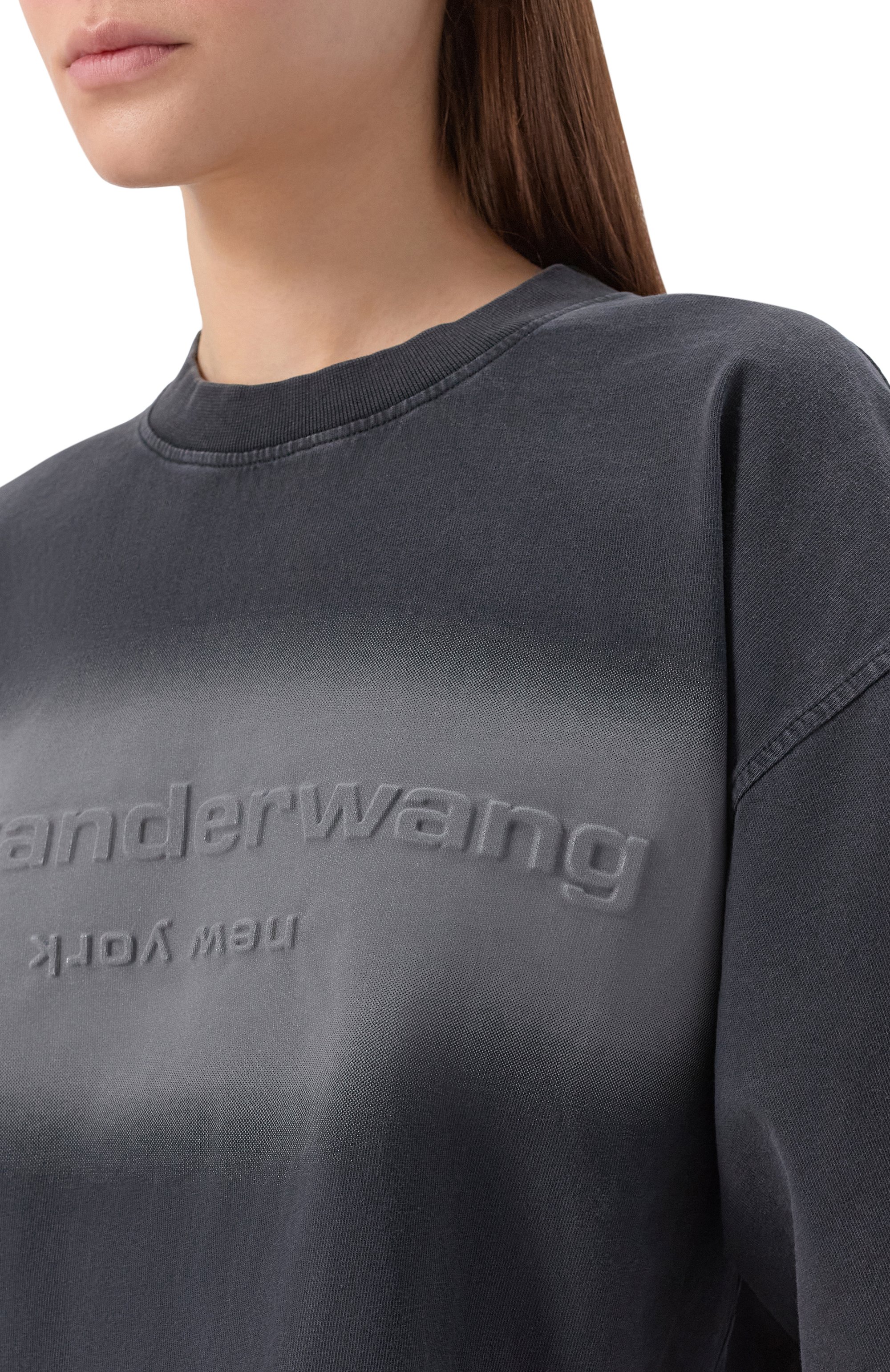 Хлопковая футболка ALEXANDER WANG, арт. UCC1261890, фото 5