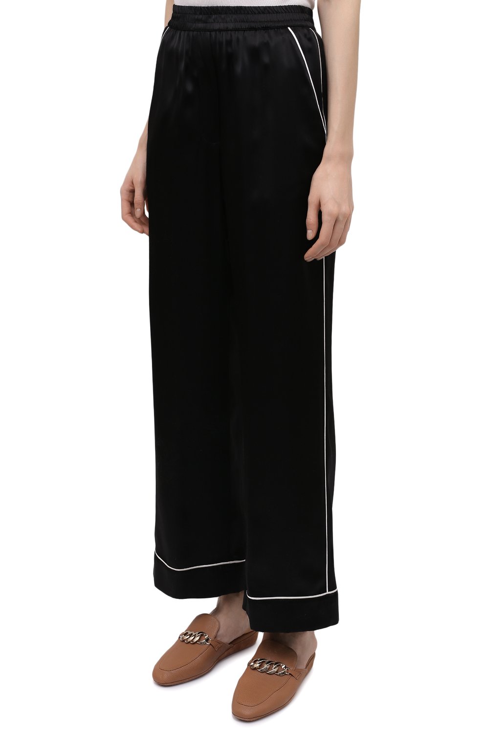 Шелковые брюки DOLCE & GABBANA, арт. FTB0MT/FU1AU, фото 3