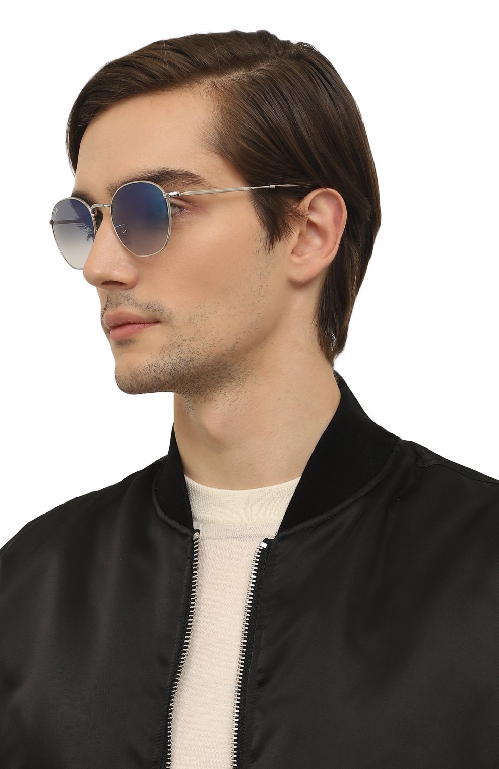 Солнцезащитные очки RAY-BAN голубого цвета по цене 24050 руб., арт. 3772-003/3F, фото 3 Солнцезащитные очки RAY-BAN, арт. 3772-003/3F, фото 3