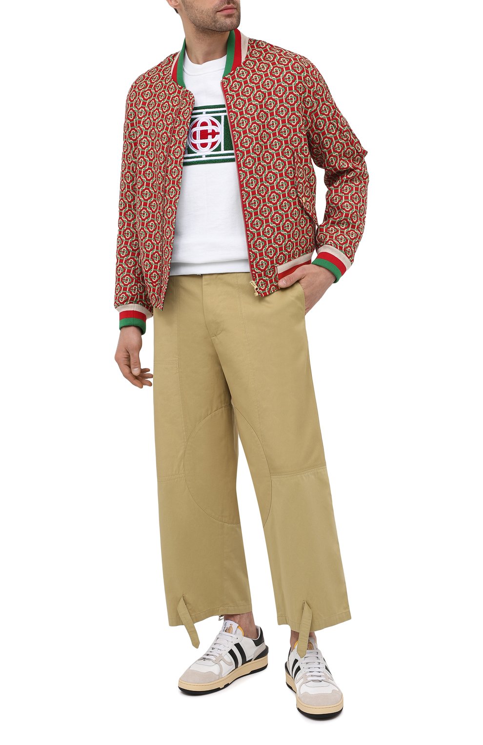 Шерстяной бомбер CASABLANCA, арт. MS21-JK-036 RED, фото 2