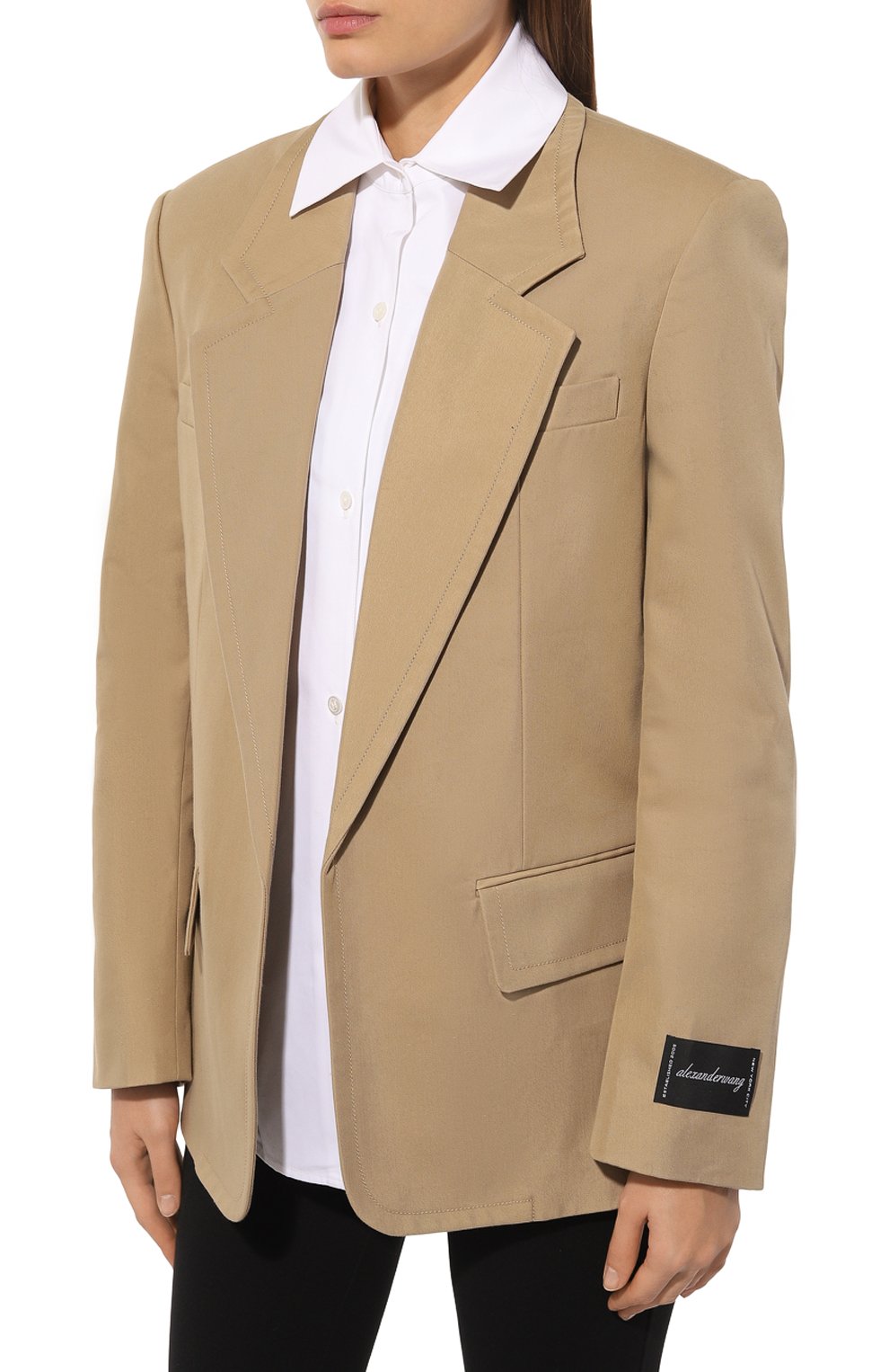 Хлопковый жакет ALEXANDER WANG, арт. 1WC3242563, фото 3