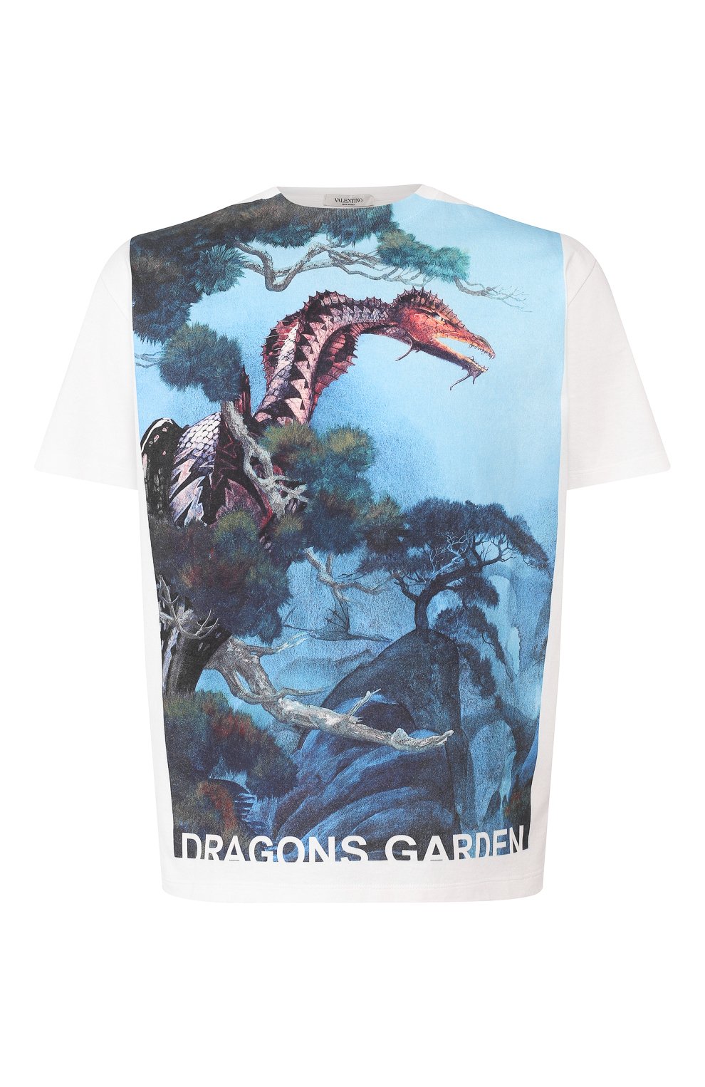 Хлопковая футболка VALENTINO, арт. TV0MG06P69H, фото 1