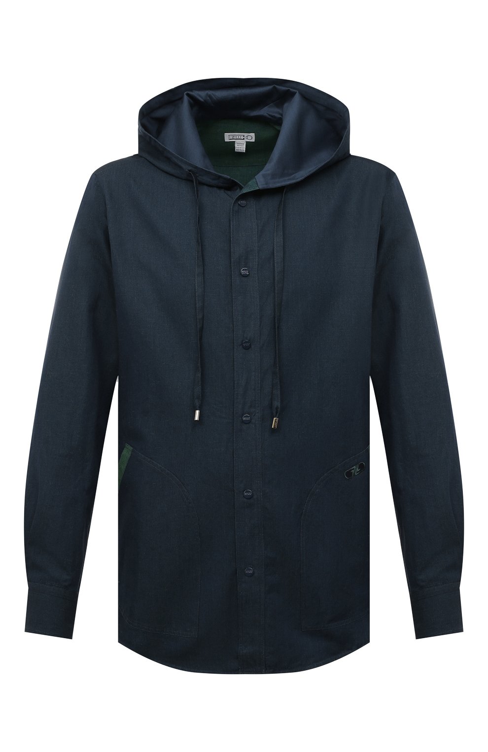 Рубашка из хлопка и льна ZILLI, арт. MFZ-7063-0001/0002, фото 1