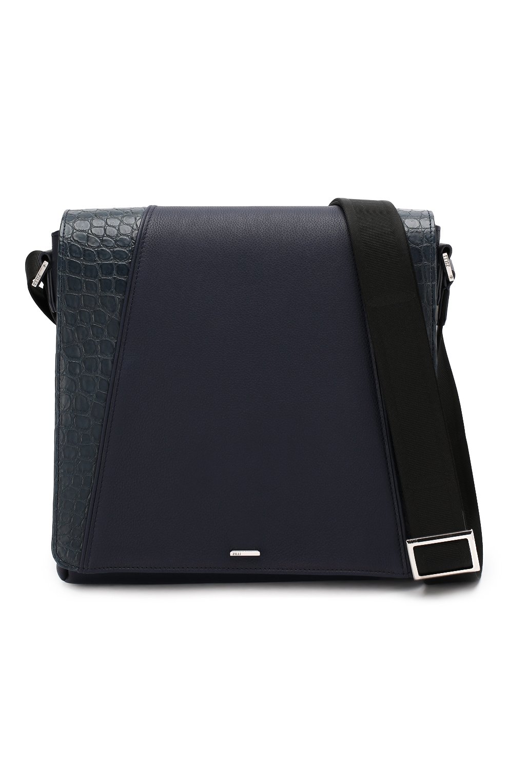 Сумка с отделкой из кожи крокодила ZILLI, арт. MJL-0BM10-A0490/0001/CP0R, фото 5