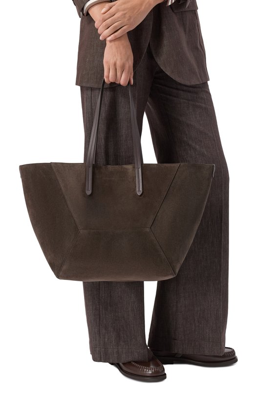 Сумка-тоут Brunello Cucinelli MBDLD2571P Коричневый  MBDLD2571P Фото 2