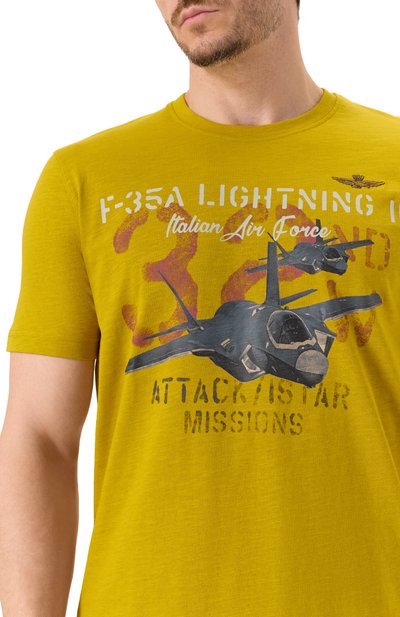 Хлопковая футболка AERONAUTICA MILITARE, арт. TS2472UJ00708, фото 5