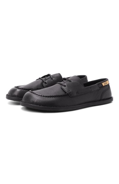 Мужские кожаные топсайдеры MOSCHINO, арт. MB10801C00/GC0