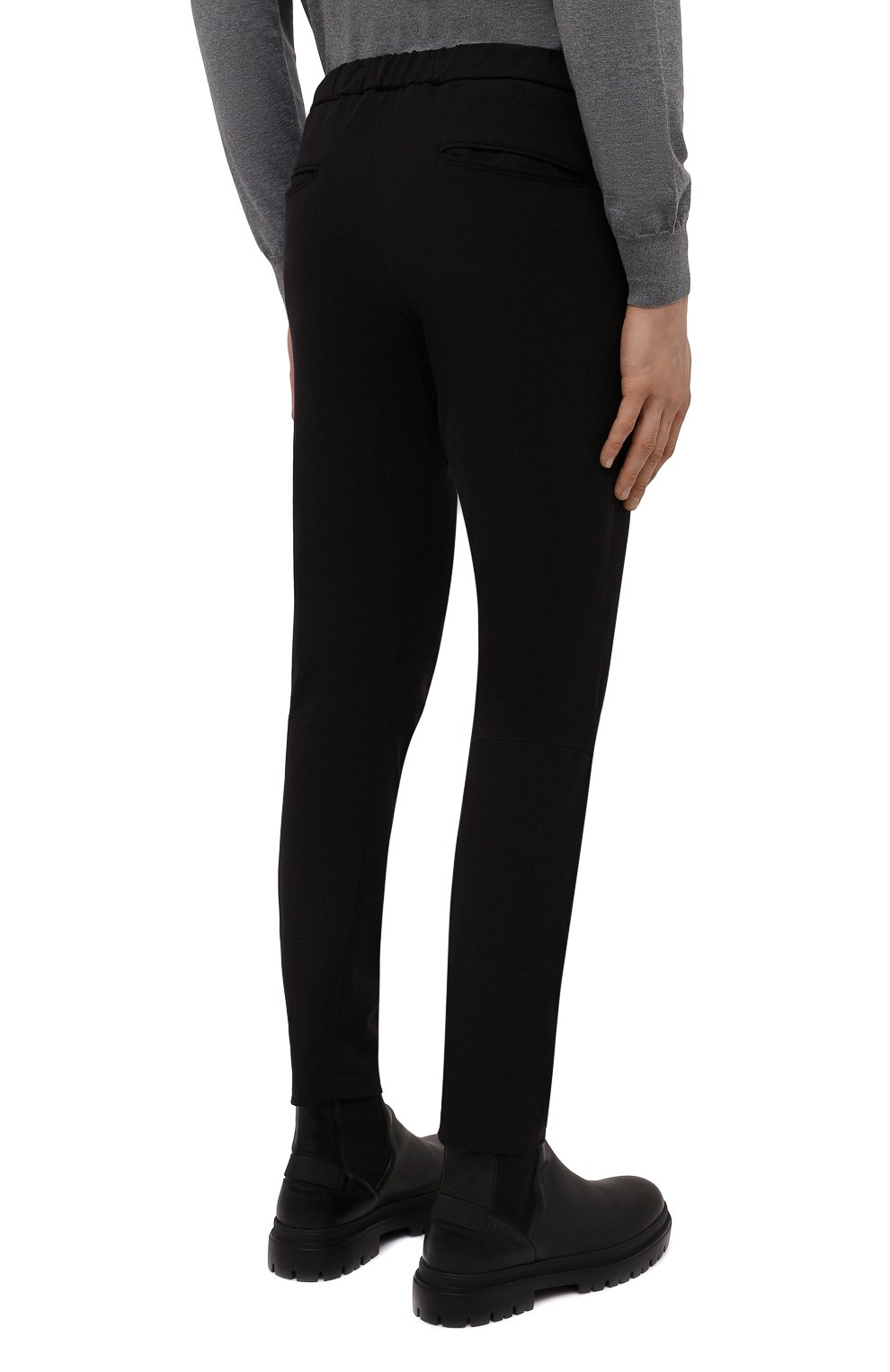 Брюки из хлопка и вискозы KAZUYUKI KUMAGAI черного цвета по цене 40900 руб., арт. AP12-233, фото 4 Брюки из хлопка и вискозы KAZUYUKI KUMAGAI, арт. AP12-233, фото 4