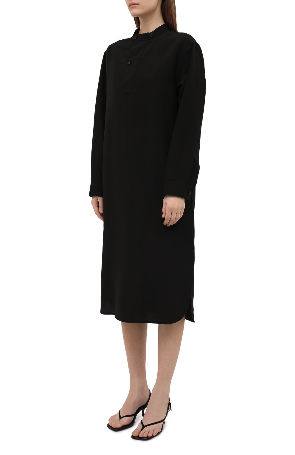 Хлопковое платье JIL SANDER, арт. JPPS500005-WS252600, фото 3