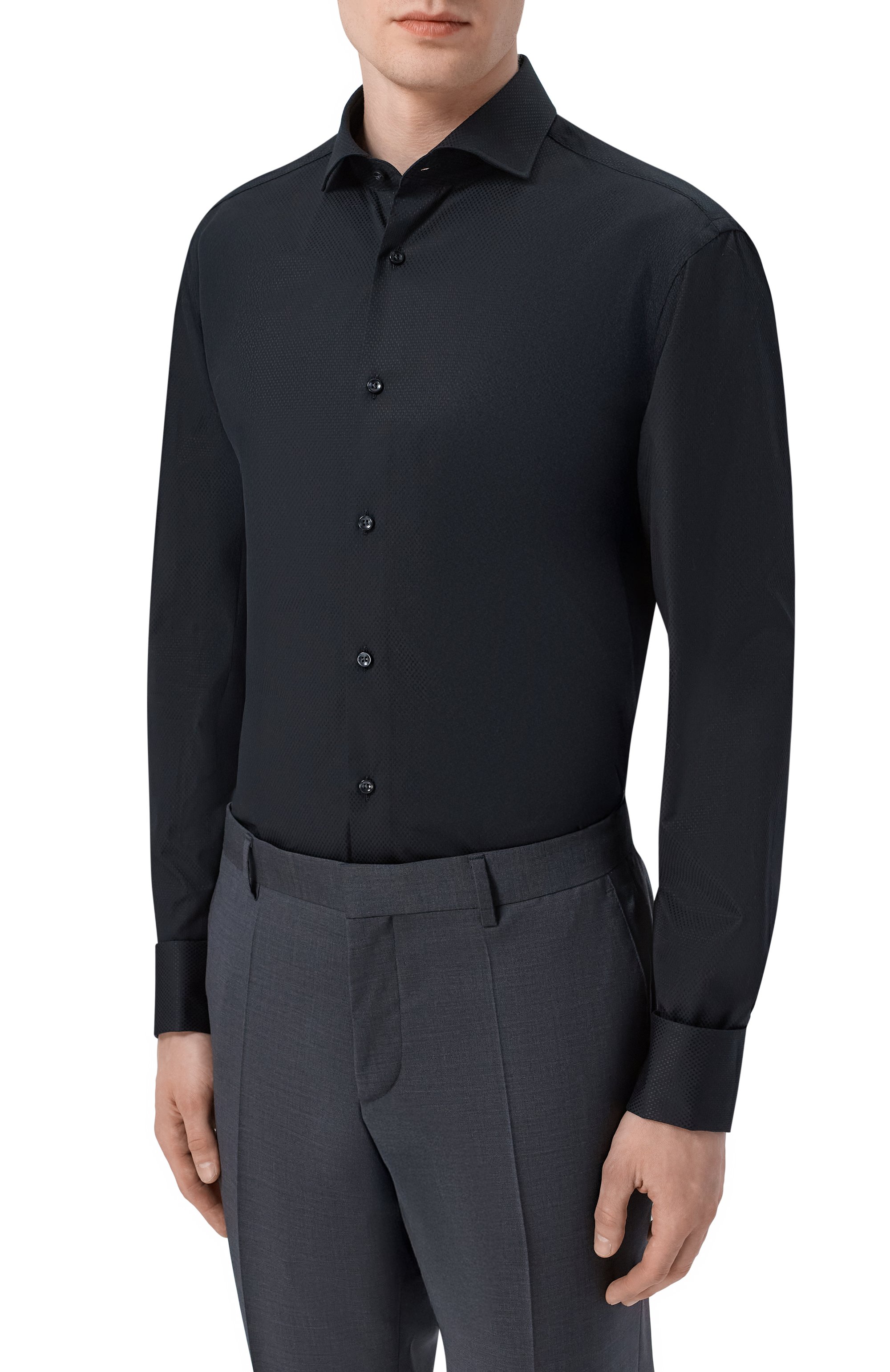 Хлопковая сорочка BOSS, арт. 50560745, фото 3