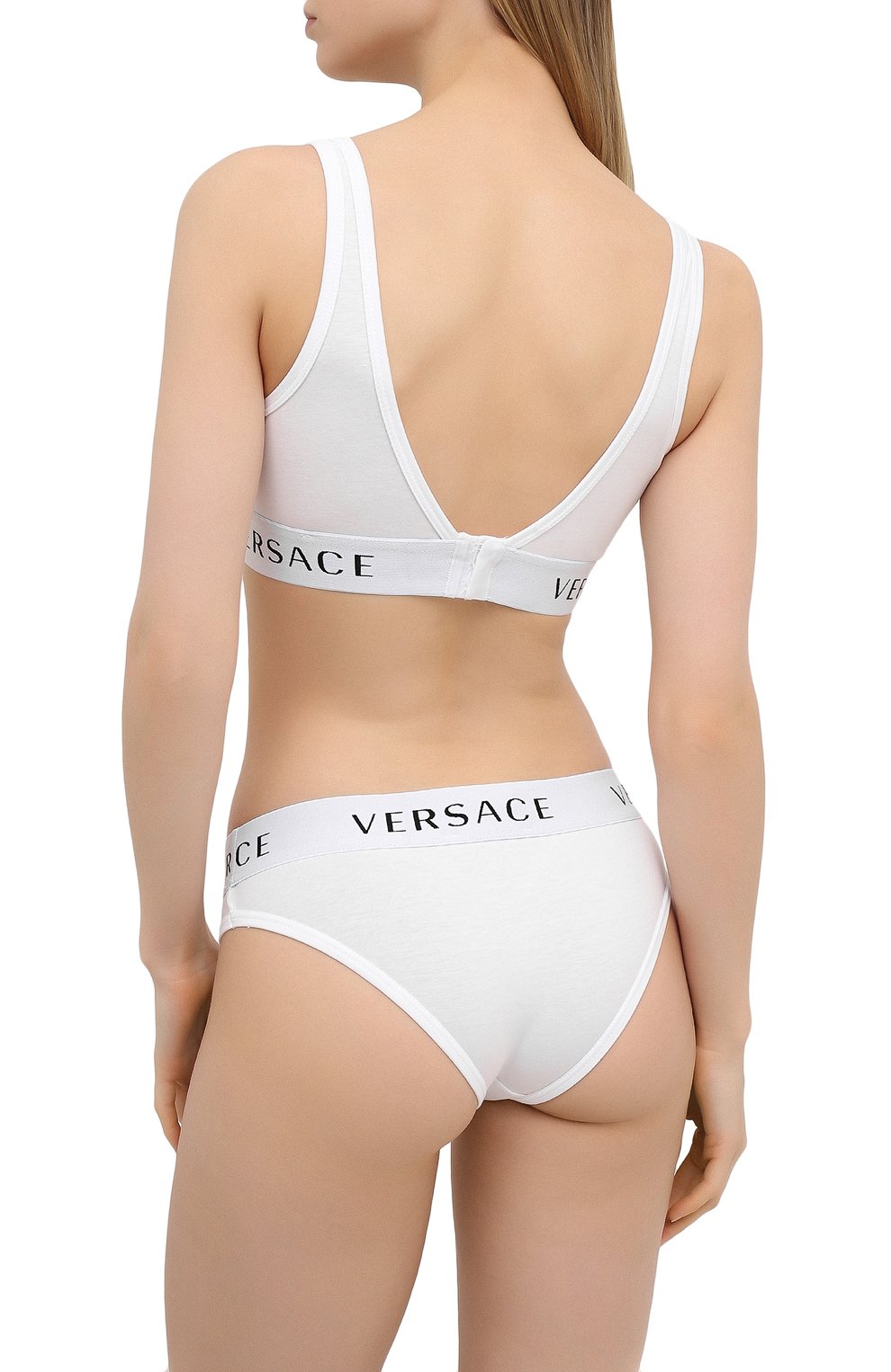 Трусы-слипы VERSACE белого цвета по цене 4150 руб., арт. AUD04071/AC00058, фото 3 Трусы-слипы VERSACE, арт. AUD04071/AC00058, фото 3