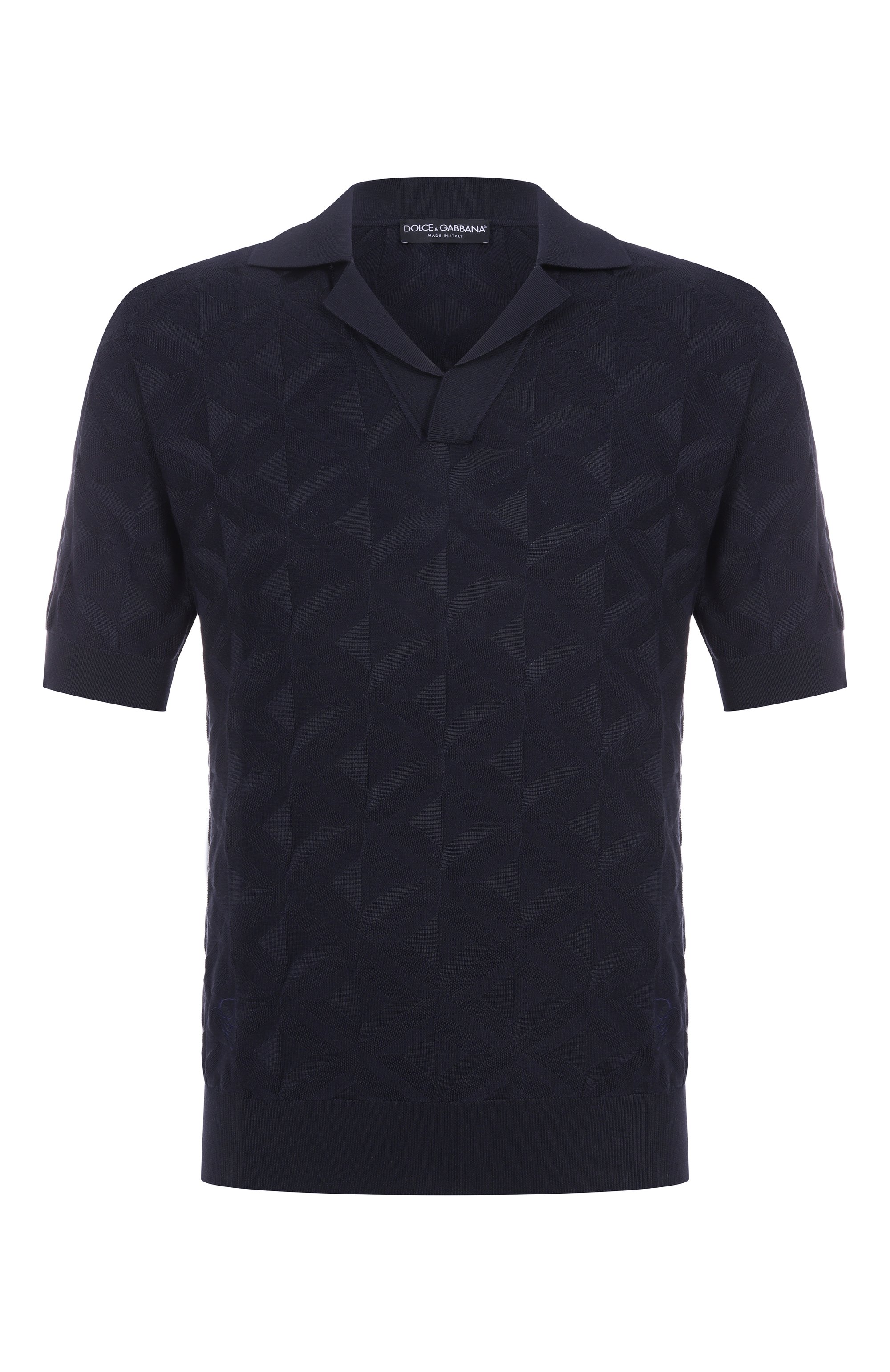 Шелковое поло DOLCE & GABBANA, арт. GXZ56Z/JBSLG, фото 1