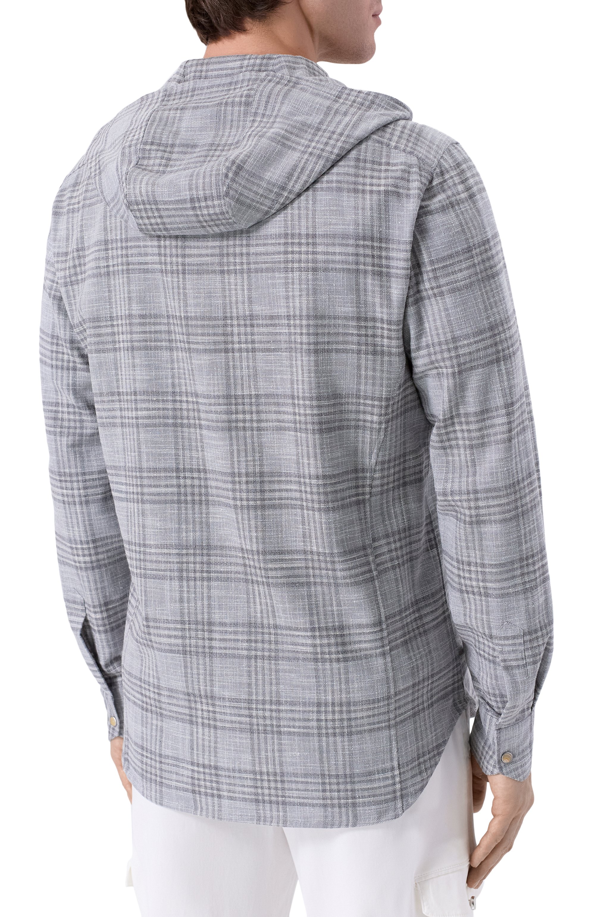 Рубашка из шерсти и шелка KITON, арт. UMCMARK0617E20_, фото 4