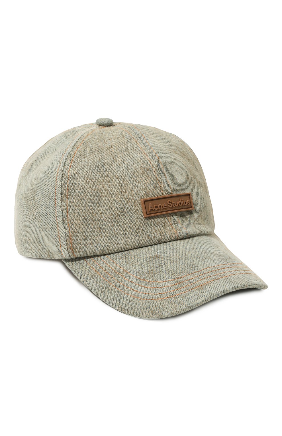 Джинсовая бейсболка ACNE STUDIOS голубого цвета по цене 18150 руб., арт. FN-UX-HATS000209, фото 1 Джинсовая бейсболка ACNE STUDIOS, арт. FN-UX-HATS000209, фото 1