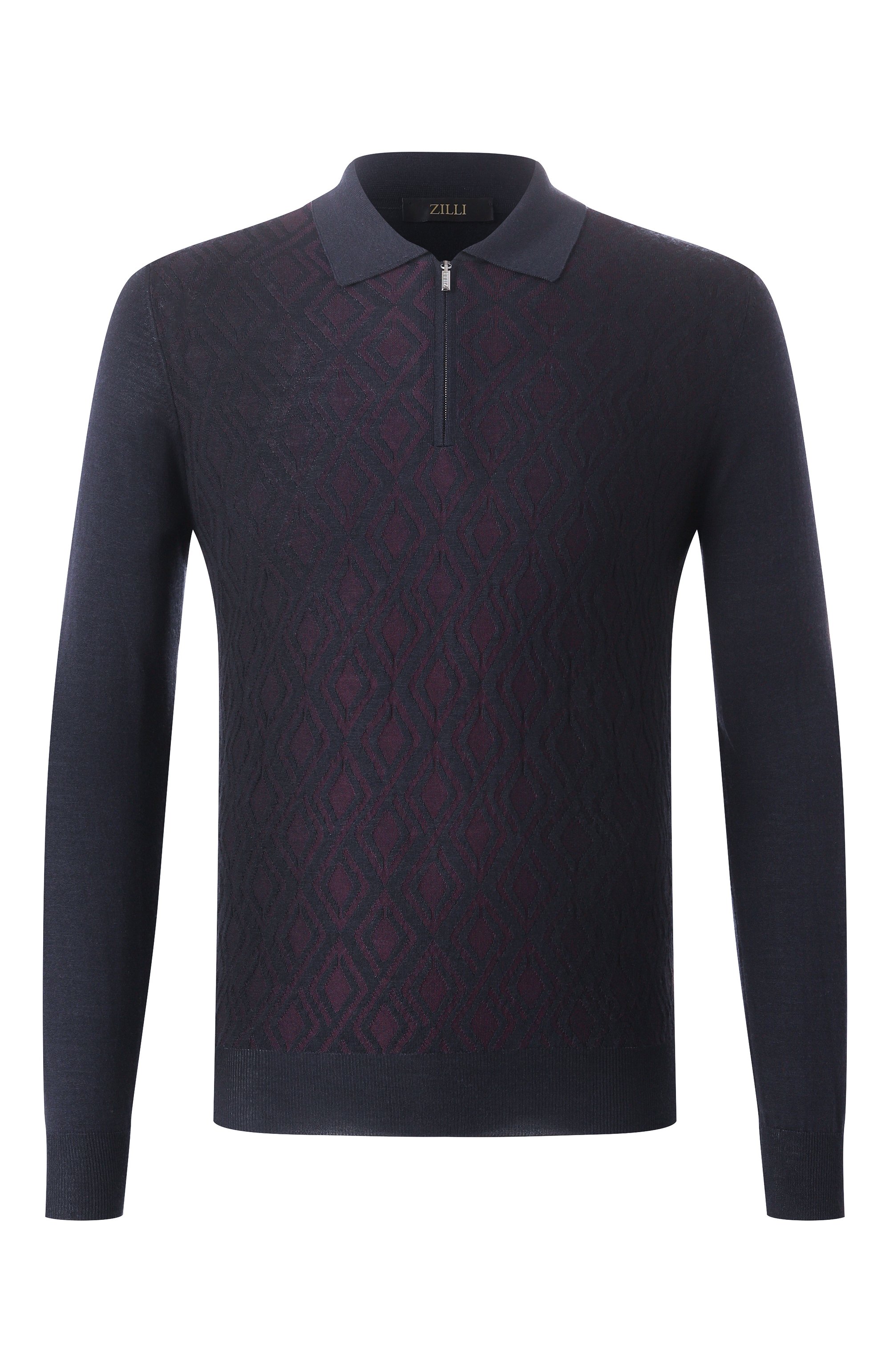 Поло из шерсти и шелка ZILLI, арт. KZP001M0230VGSS00, фото 1