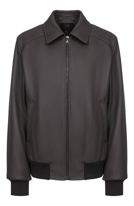 Женский кожаный бомбер MASLOV, арт. SMB63