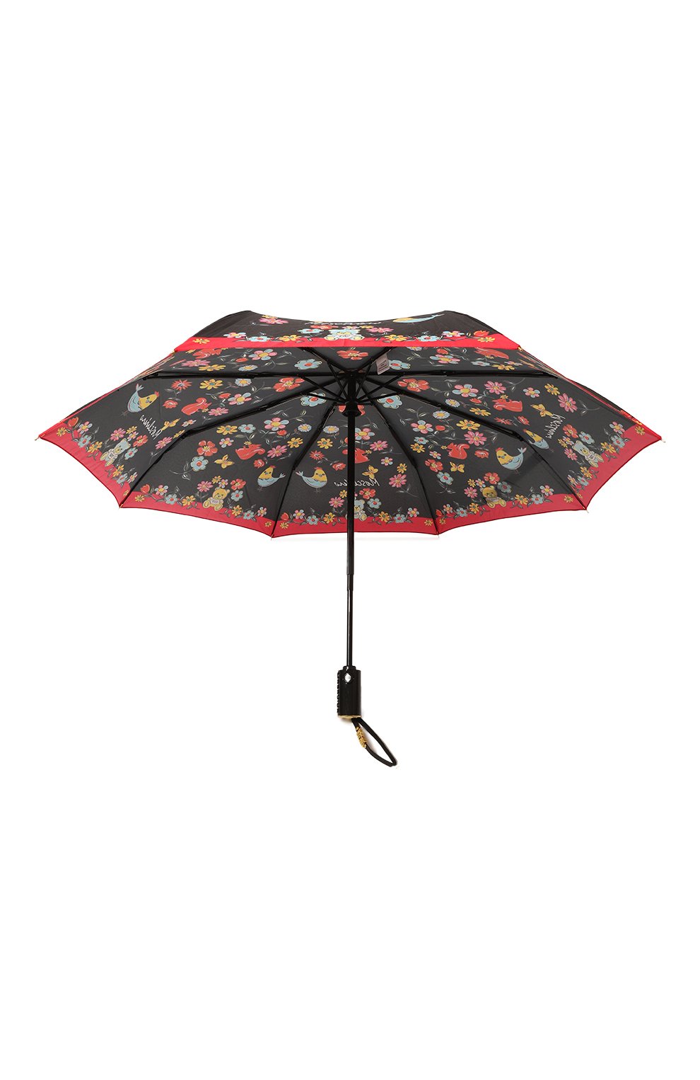 Складной зонт MOSCHINO черного цвета по цене 10500 руб., арт. 8933-0PENCL0SEA, фото 3 Складной зонт MOSCHINO, арт. 8933-0PENCL0SEA, фото 3