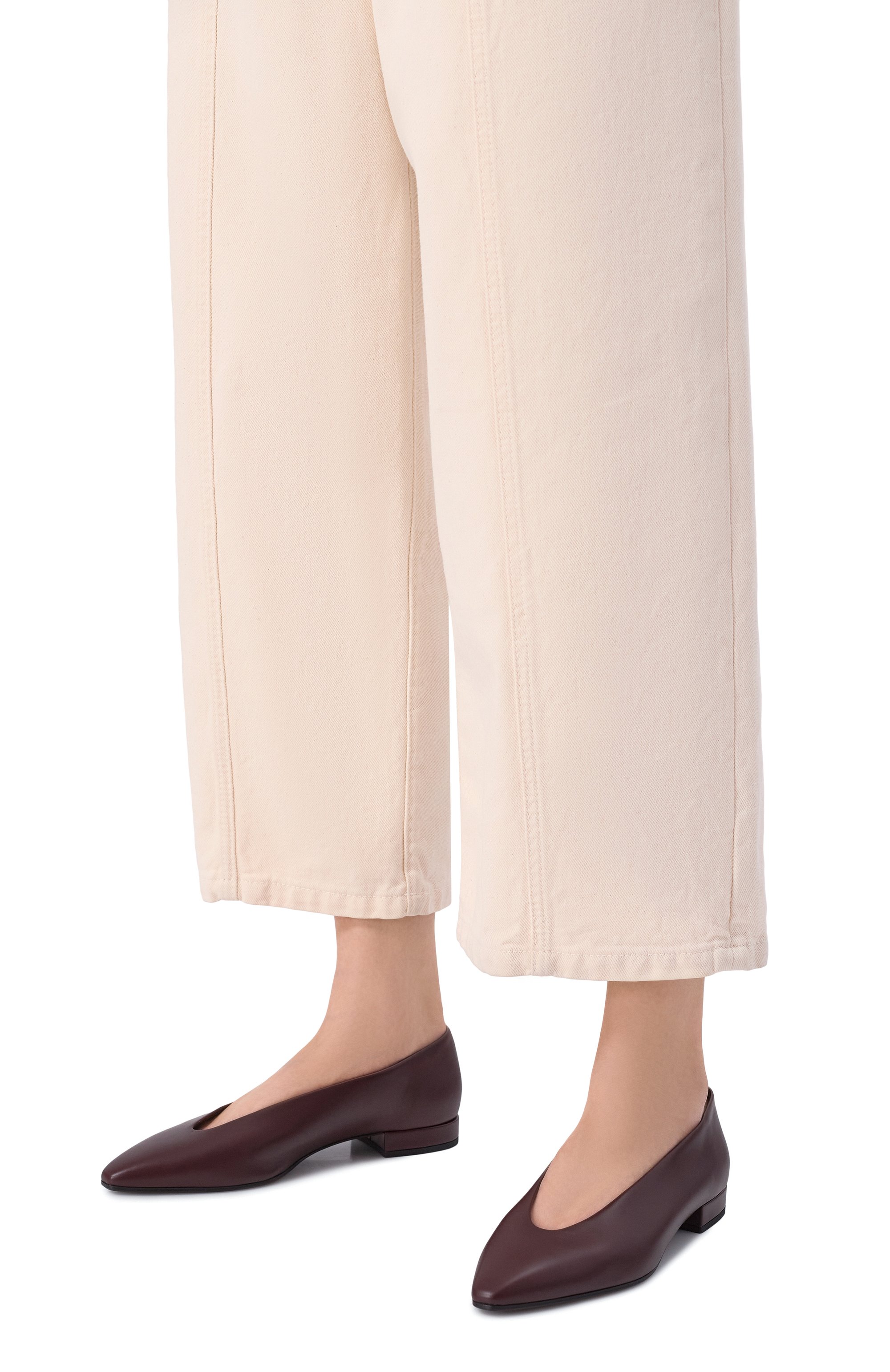 Кожаные балетки rebecca LORO PIANA, арт. FAN3737, фото 2