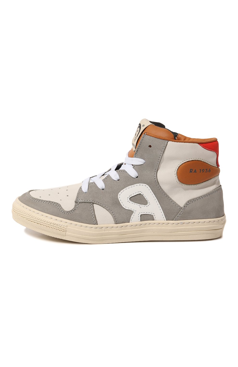 Высокие кеды из кожи RONDINELLA, арт. 12053-1D/31-33, фото 2