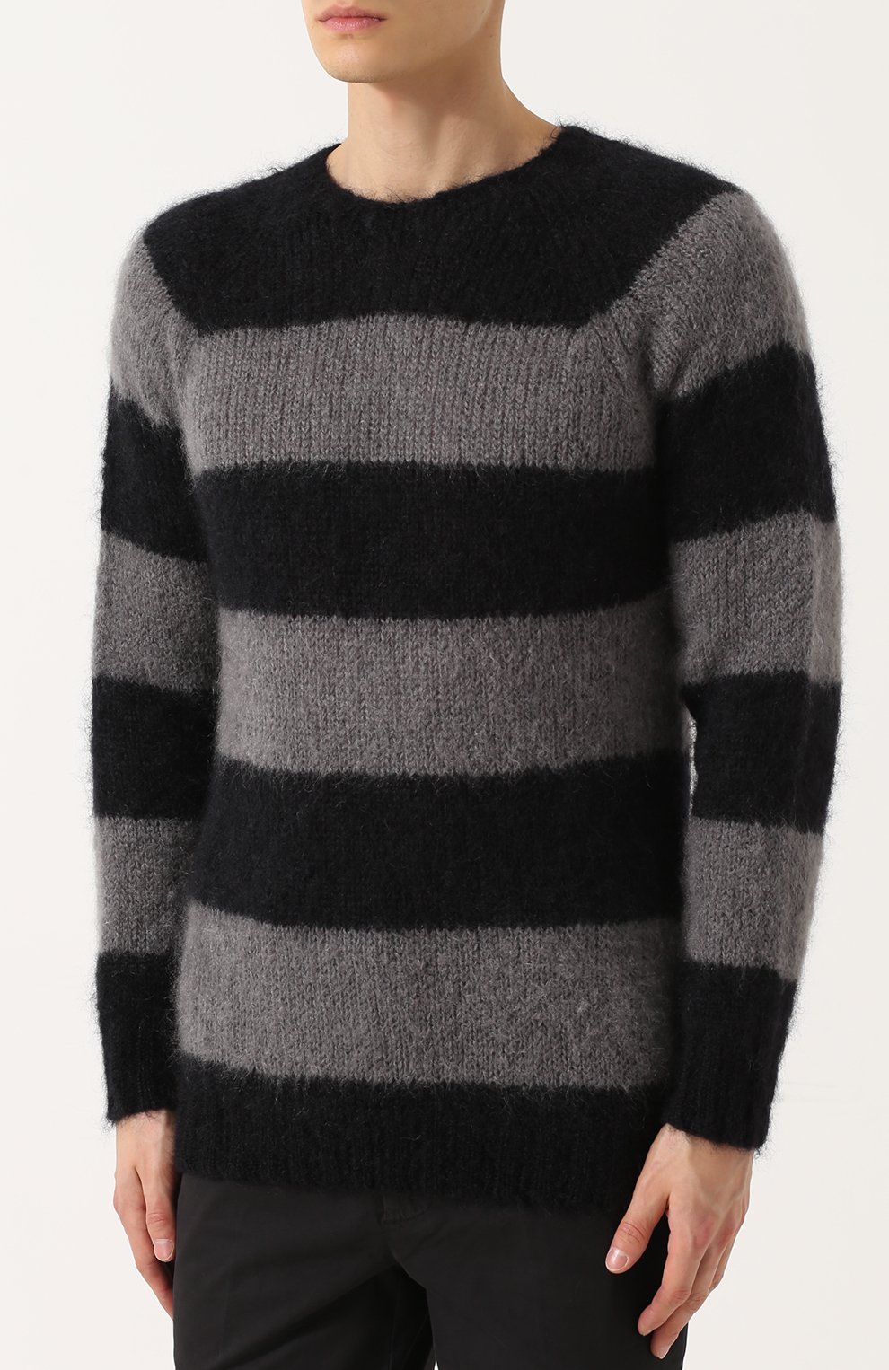 Шерстяной свитер в контрастную полоску OFFICINE GENERALE, арт. W17MKNT070, фото 3