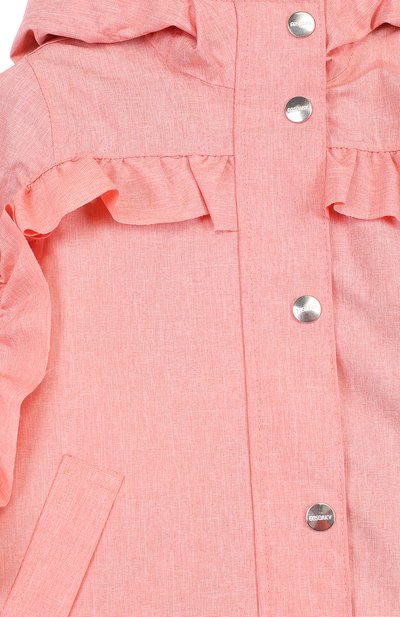 Дождевик с капюшоном и оборками GOSOAKY, арт. 181.101.239/C0ATED W0VEN MELANGE, фото 3