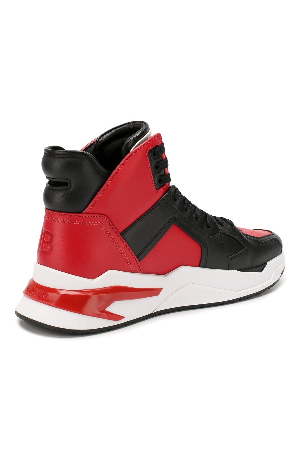 Кожаные кроссовки b-ball BALMAIN, арт. SM0C173/L015, фото 4