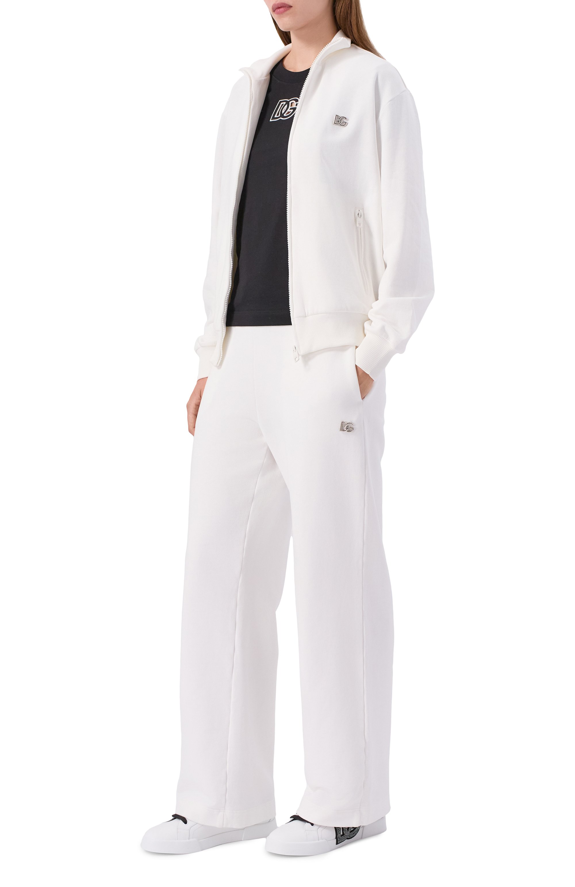 Кожаные кеды portofino DOLCE & GABBANA, арт. CK2341/AI411, фото 3