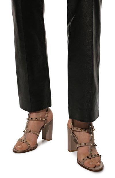 Кожаные босоножки rockstud VALENTINO, арт. VW2S0749/VBP, фото 3