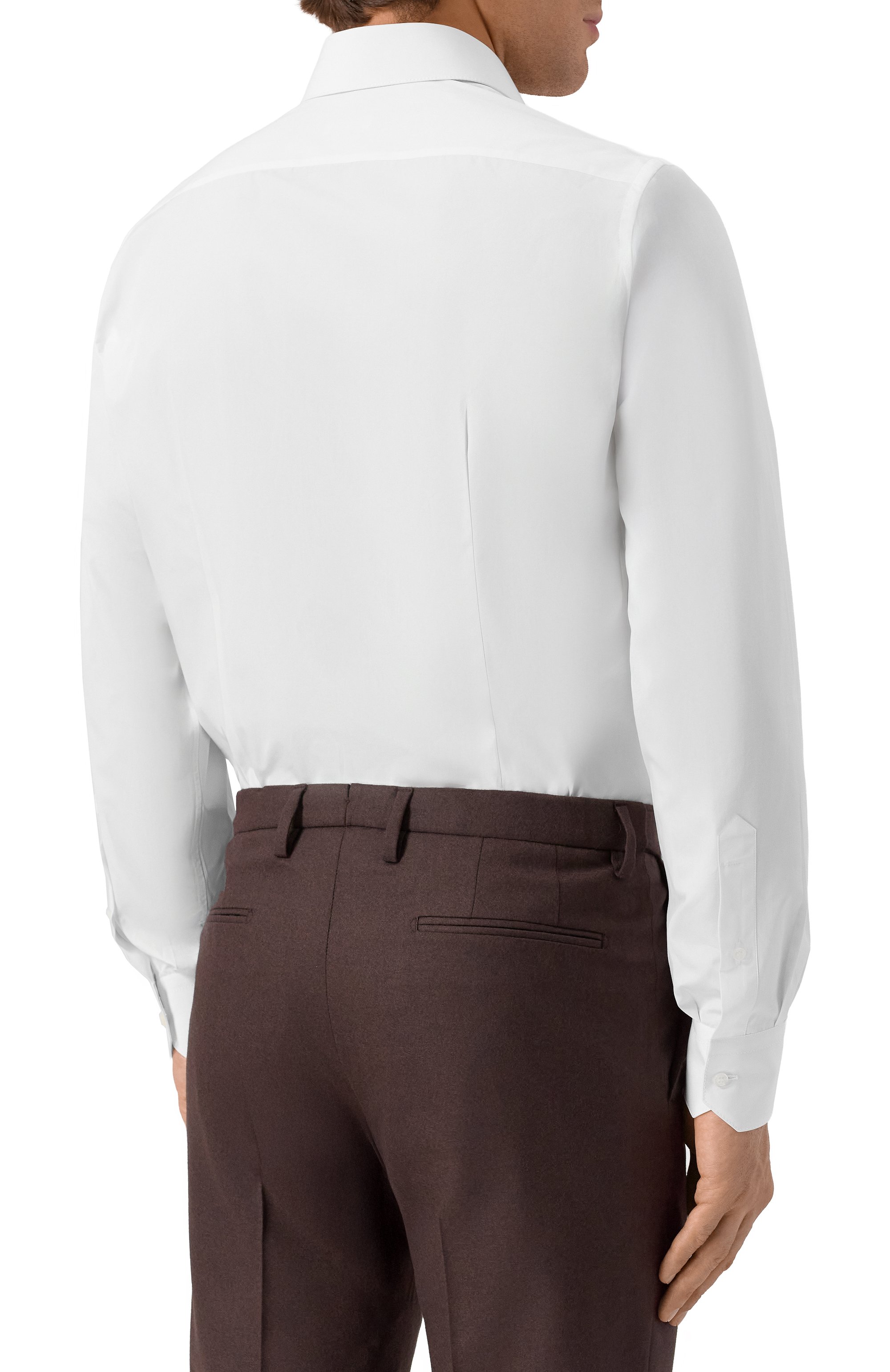 Хлопковая сорочка ZILLI, арт. CLAA01M010114250U, фото 4