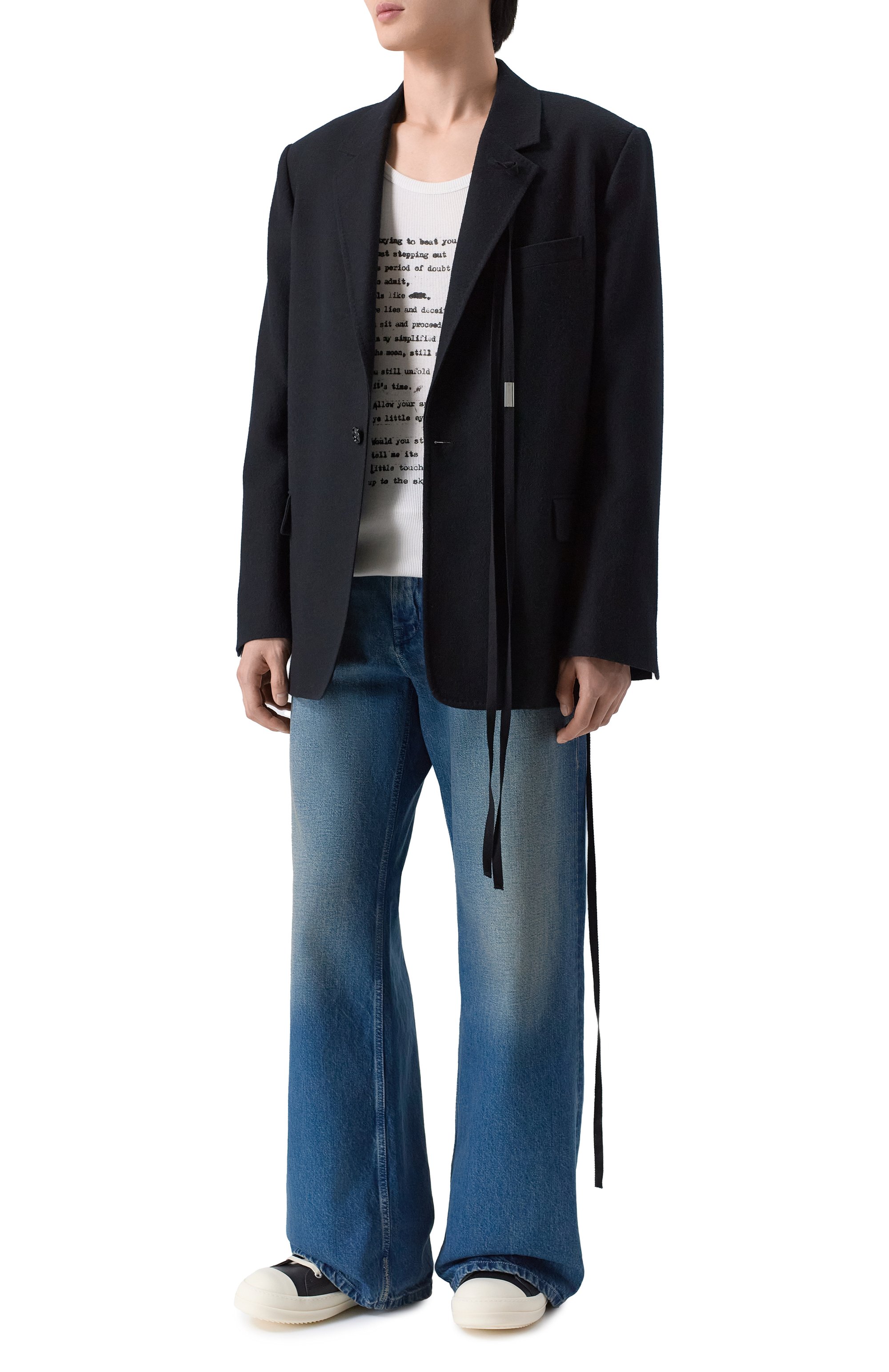 Кожаные кеды temple RICK OWENS, арт. RU01F2891/LC0, фото 2