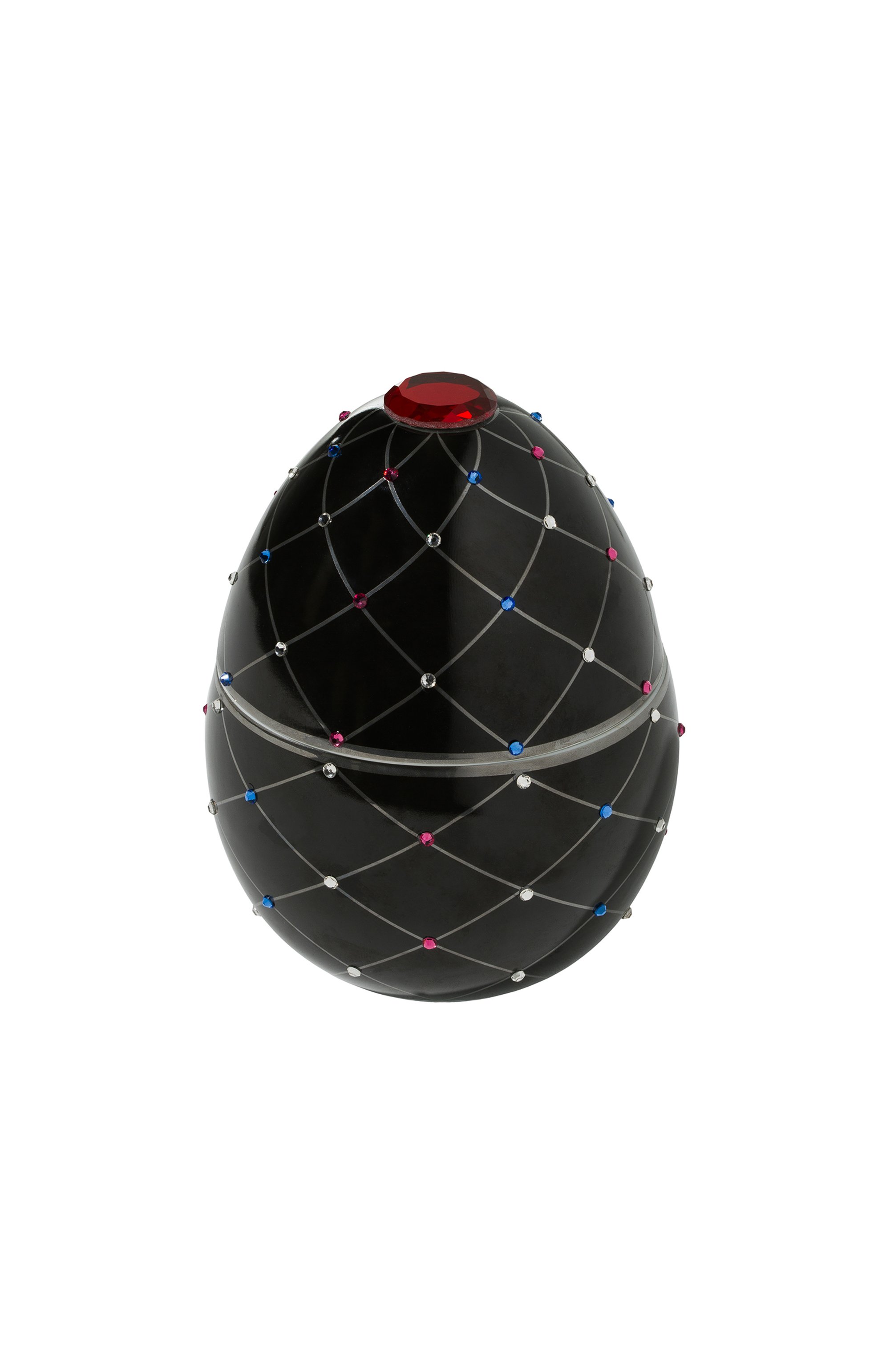 Свеча bois de russie black with silver stripes (450g) LADENAC MILANO, арт. 8411299000848, фото 1