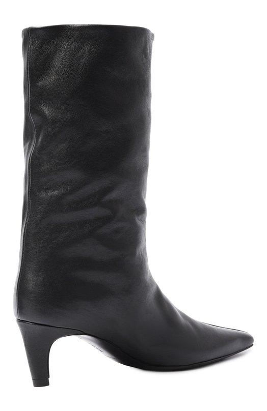 Кожаные сапоги Cave Mid Jude CAVE MID CALF B00T/LEATHER Чёрный  CAVE MID CALF B00T/LEATHER Фото 5