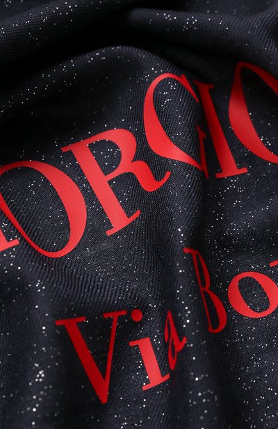 Шерстяной шарф GIORGIO ARMANI темно-синего цвета по цене 38050 руб., арт. 795223/0P128, фото 2 Шерстяной шарф GIORGIO ARMANI, арт. 795223/0P128, фото 2