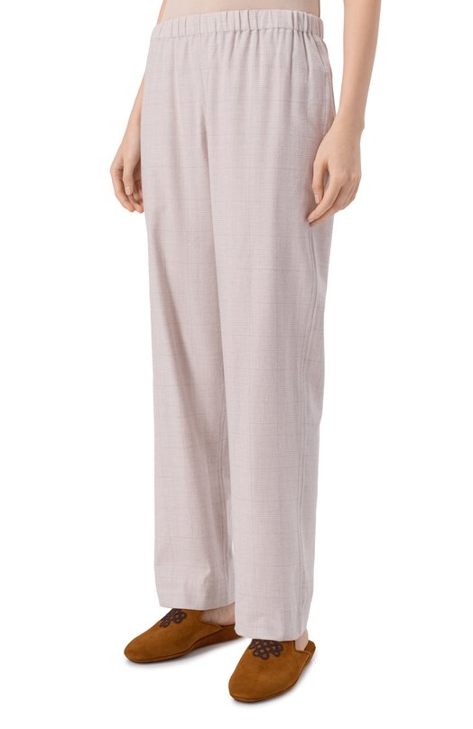 Пижама из хлопка и шерсти Zimmerli 4600-11004 Бежевый  4600-11004 Фото 5