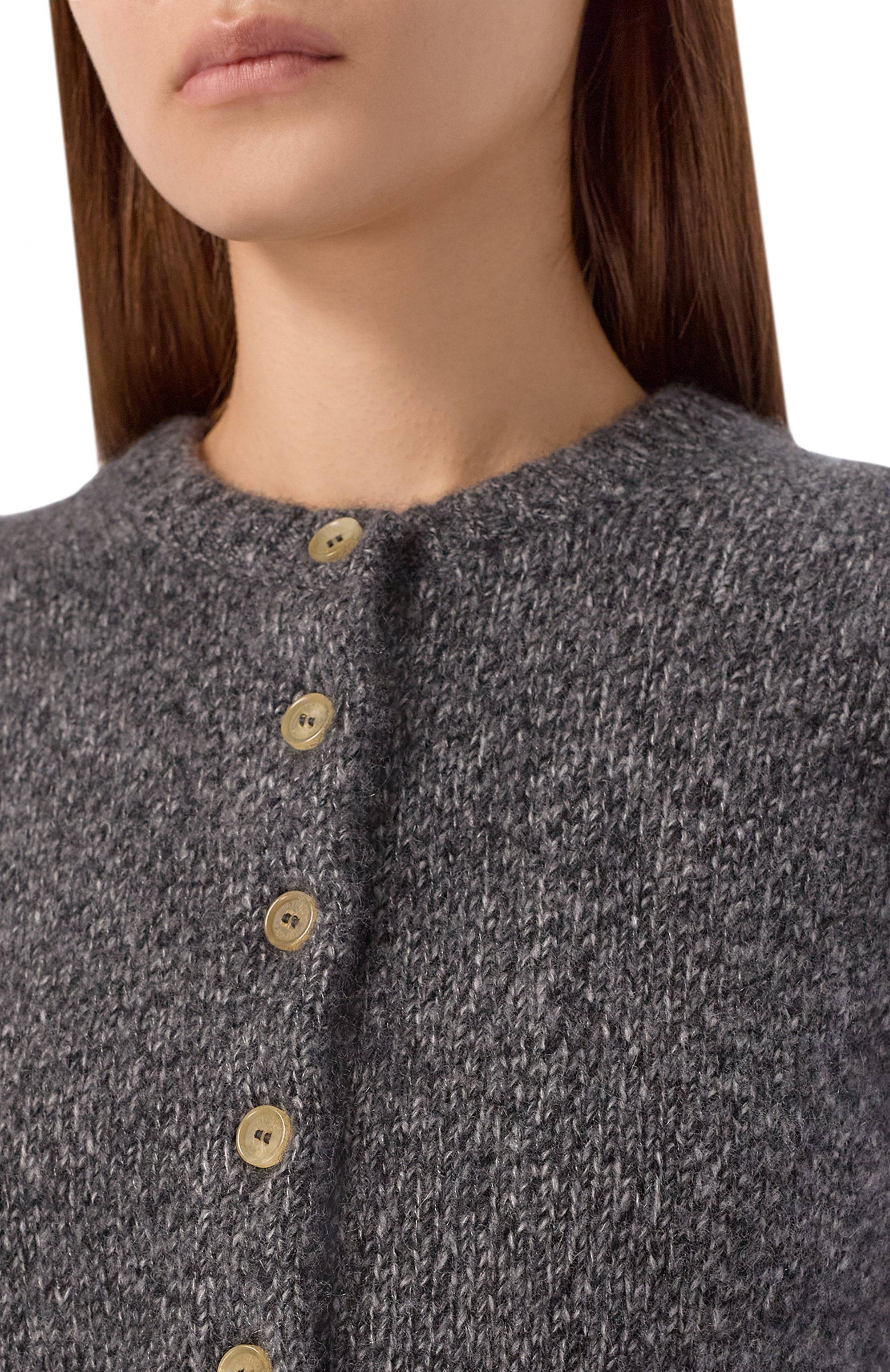 Кардиган из кашемира и шелка ARCH4 серого цвета по цене 59150 руб., арт. KNCD2594C, фото 5 Кардиган из кашемира и шелка ARCH4, арт. KNCD2594C, фото 5