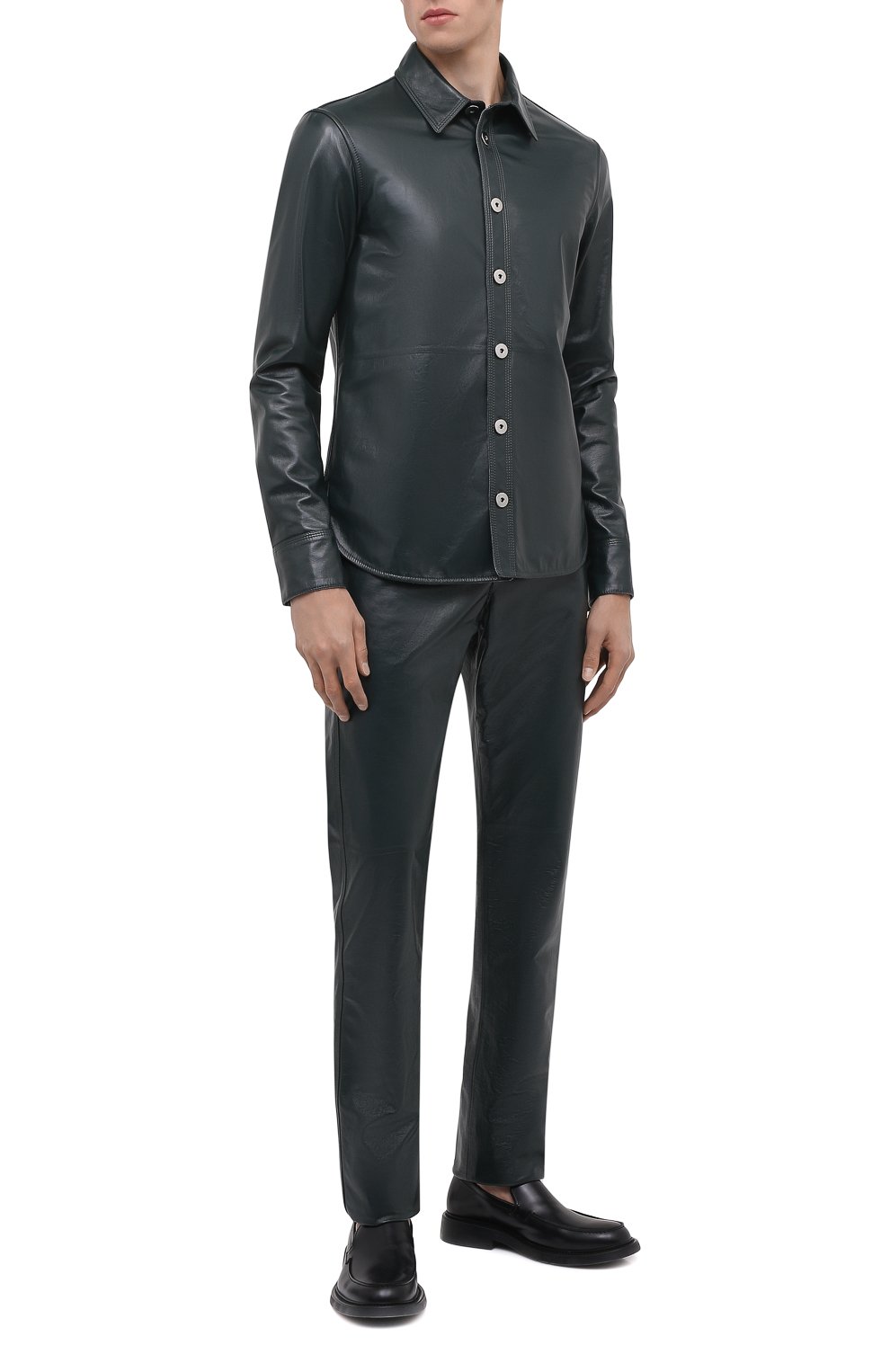 Кожаная рубашка BOTTEGA VENETA, арт. 665080/V0W21, фото 2
