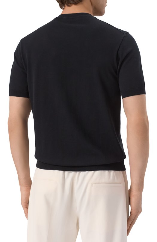 Хлопковый джемпер Paul&Shark 25411516 Чёрный  25411516 Фото 4