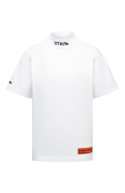 Женская хлопковая футболка HERON PRESTON, арт. HWAA021F21JER0010110