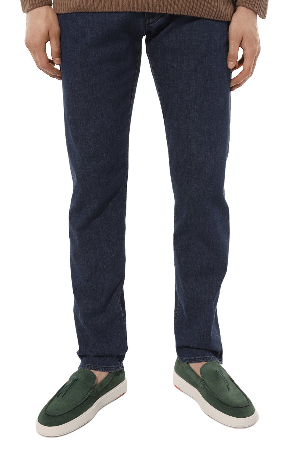 Замшевые слипоны SANTONI, арт. MBCD21439BARCSB5V29, фото 3