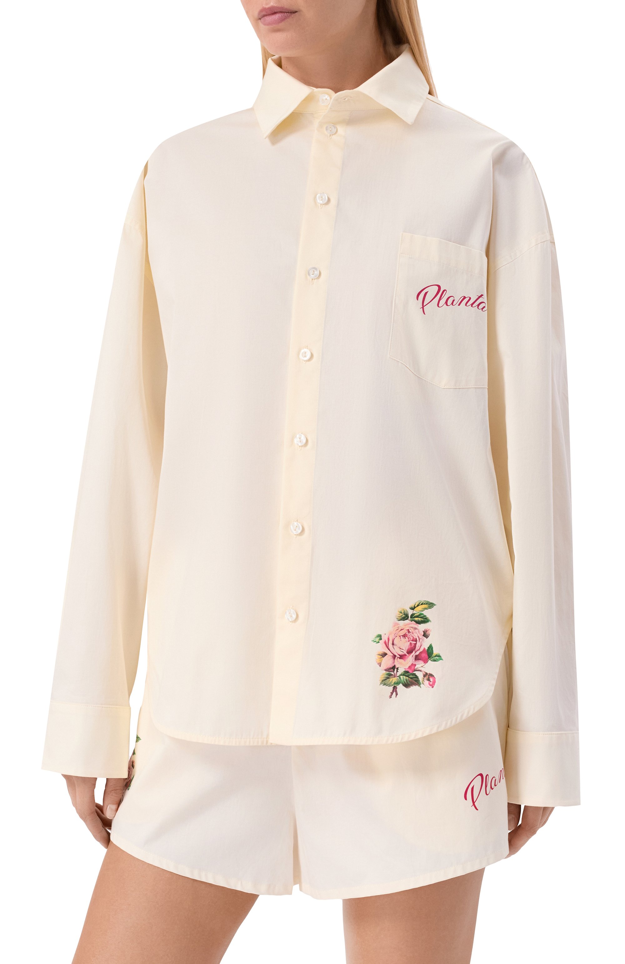 Хлопковая рубашка PLANTA ROSA, арт. PR/SHIRT001/ROSA, фото 6