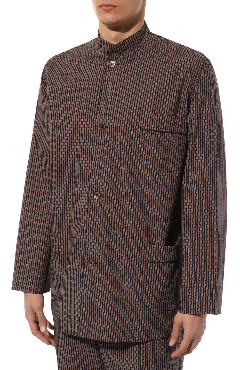 Хлопковая рубашка ZILLI, арт. PZS012ZS84002ZSG18336, фото 3