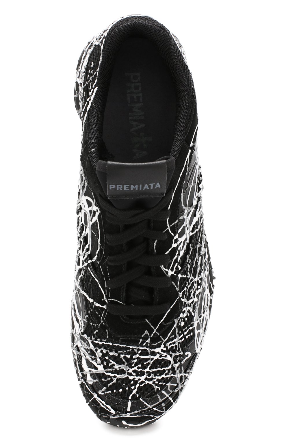 Комбинированные кроссовки PREMIATA черно-белого цвета по цене 47200 руб., арт. 31416/VAR.06, фото 5 Комбинированные кроссовки PREMIATA, арт. 31416/VAR.06, фото 5