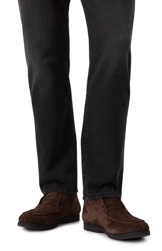 Замшевые ботинки Kiton USSA105N0010804 Коричневый  USSA105N0010804 Фото 3