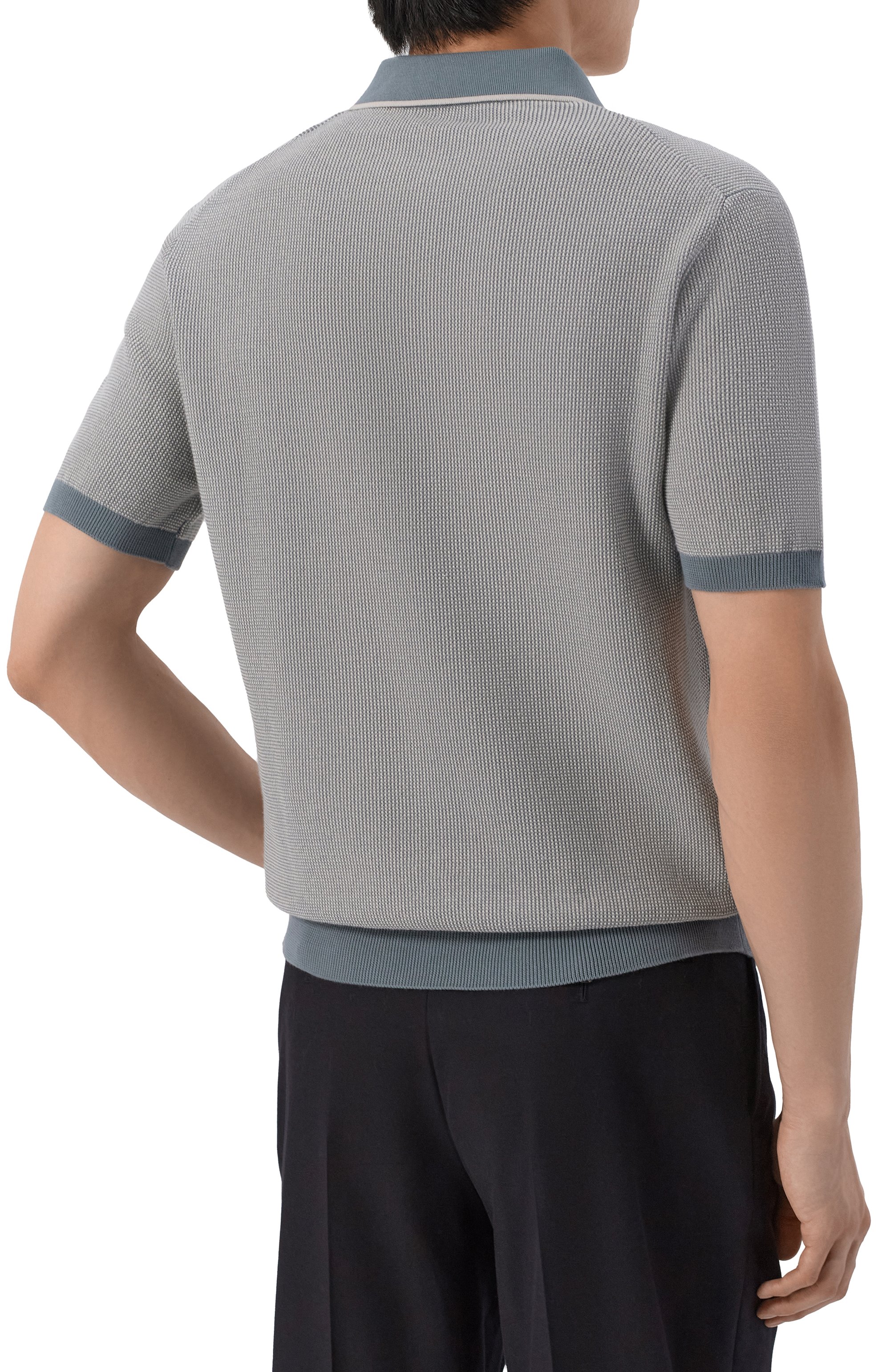 Хлопковое поло CORNELIANI, арт. 27M507/2725128, фото 4