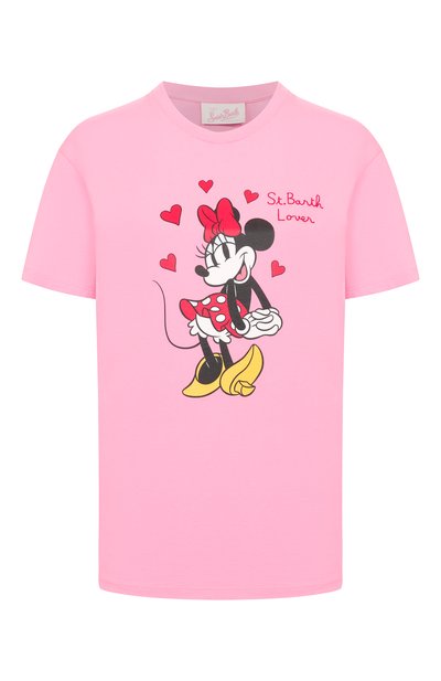 Женская хлопковая футболка mc2 saint barth x disney MC2 SAINT BARTH, арт. STBW EMILIE/06749H