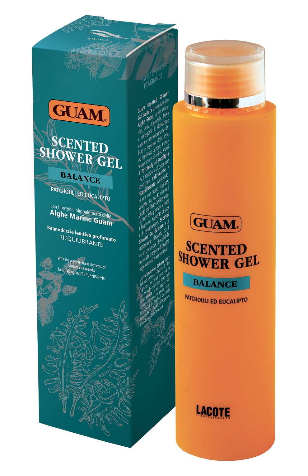 Гель для душа ароматический «баланс и восстановление» (200ml) GUAM, арт. 8025021820460, фото 2