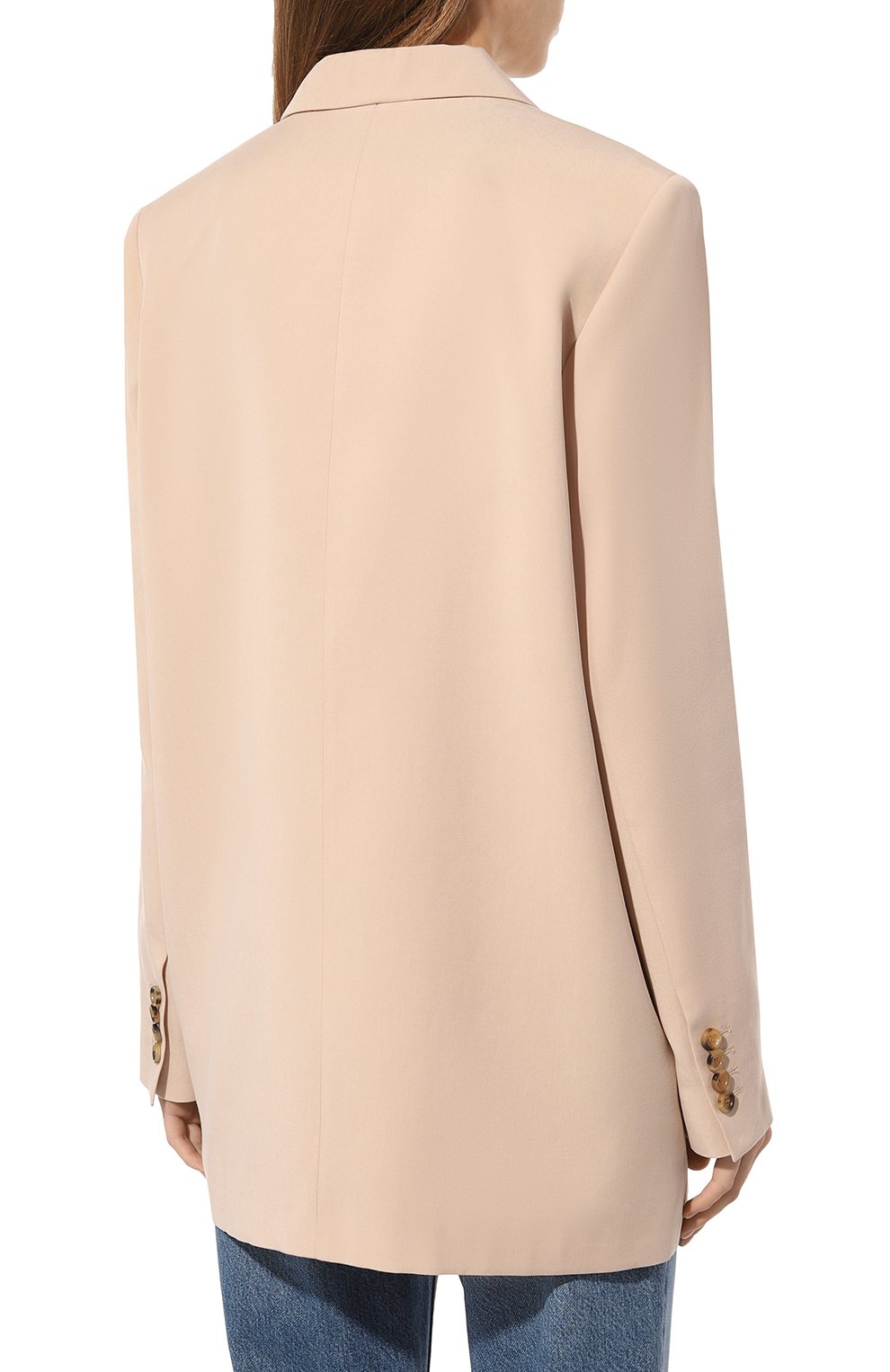 Жакет OLOLOL светло-бежевого цвета по цене 54000 руб., арт. OLJT006/4033.112/S24, фото 4 Жакет OLOLOL, арт. OLJT006/4033.112/S24, фото 4